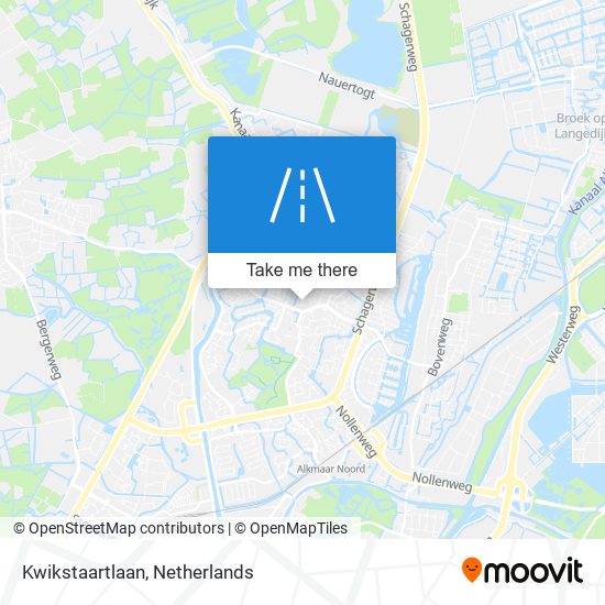 Kwikstaartlaan map