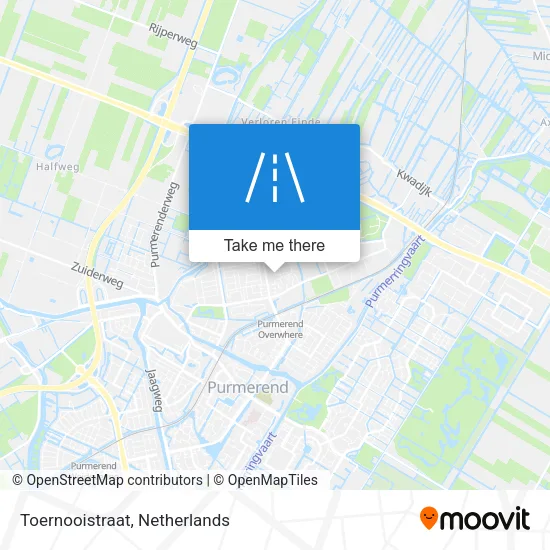 Toernooistraat Karte