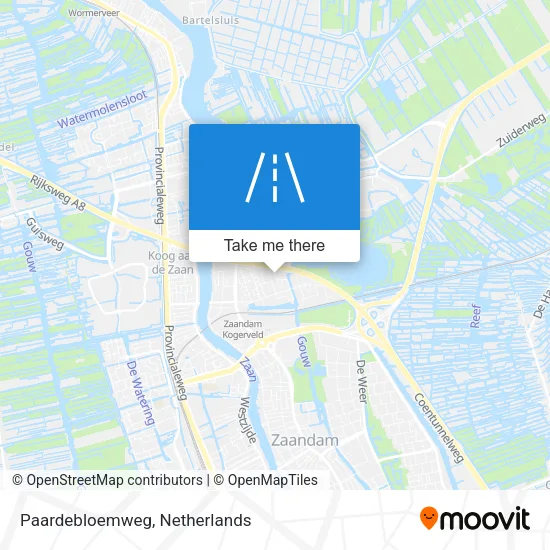 Paardebloemweg map