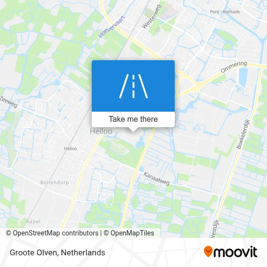 Groote Olven map