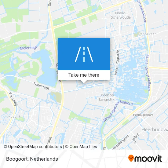 Boogoort map