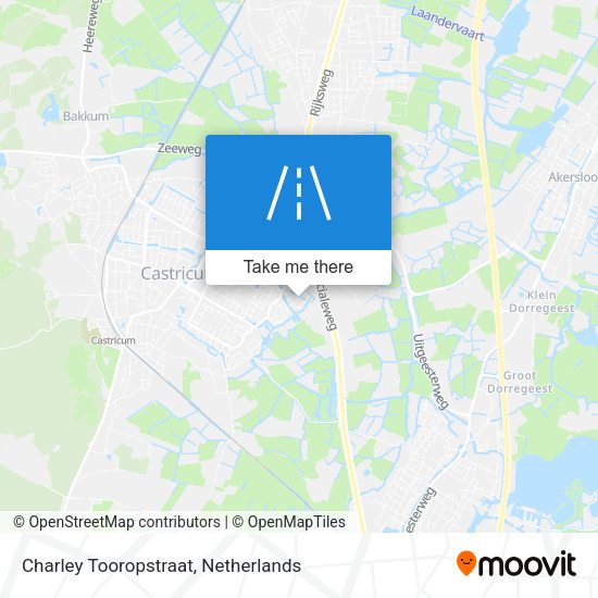 Charley Tooropstraat map