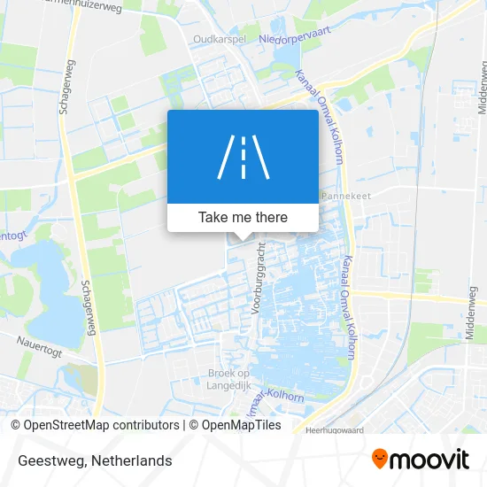 Geestweg map