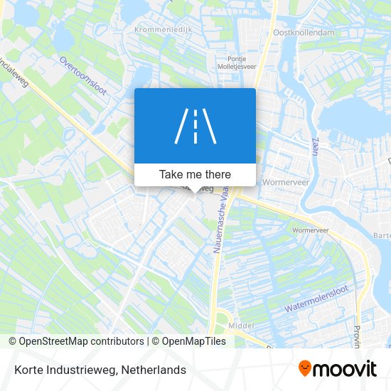 Korte Industrieweg map