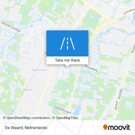 De Waard map