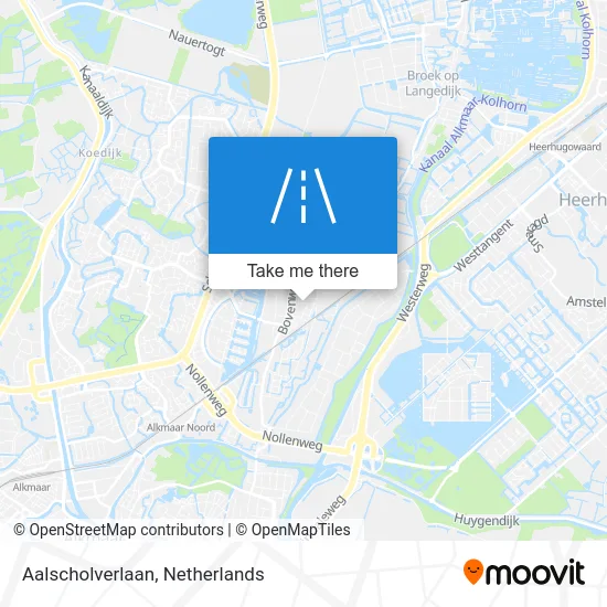 Aalscholverlaan map