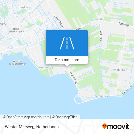 Wester Meeweg map