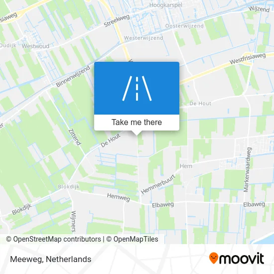Meeweg map