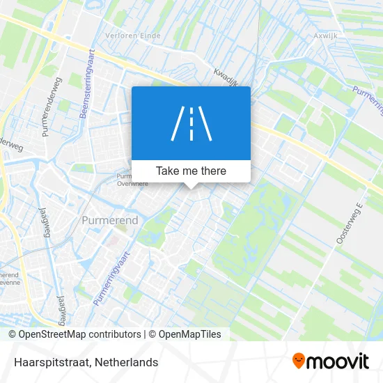 Haarspitstraat map