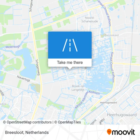 Breesloot map