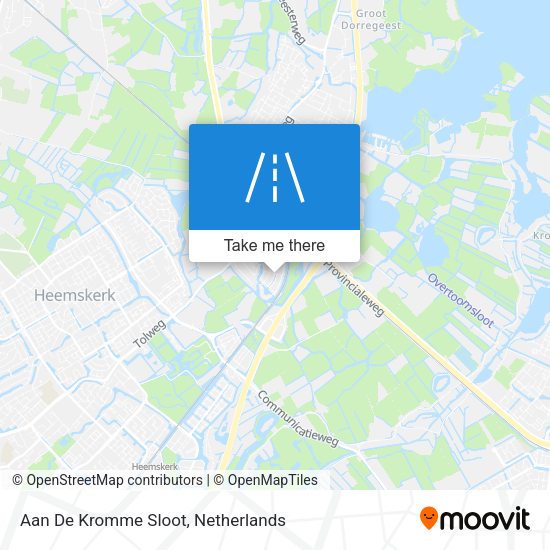 Aan De Kromme Sloot map