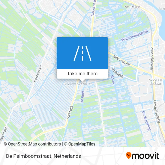De Palmboomstraat map