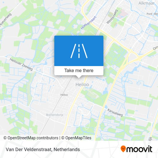 Van Der Veldenstraat map