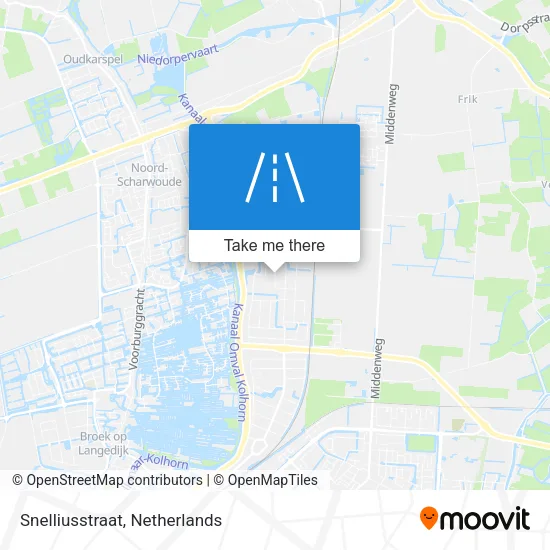 Snelliusstraat map