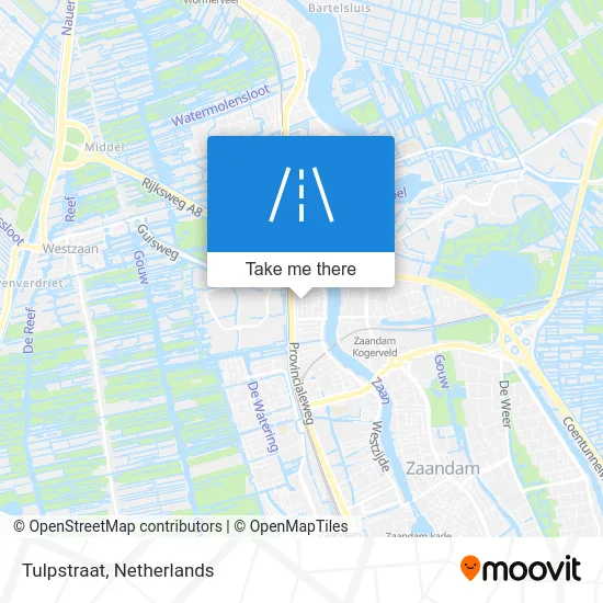 Tulpstraat map