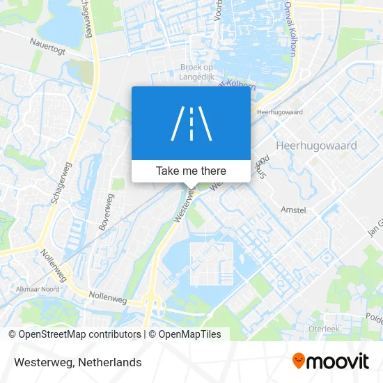 Westerweg map