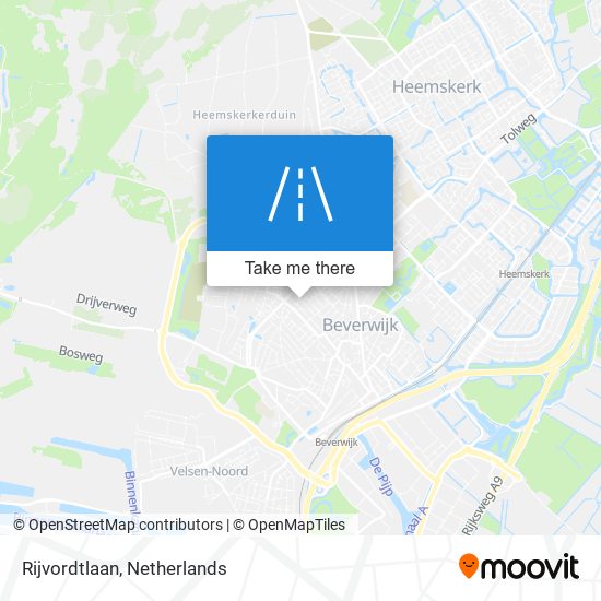 Rijvordtlaan map