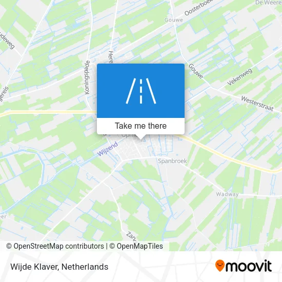 Wijde Klaver map