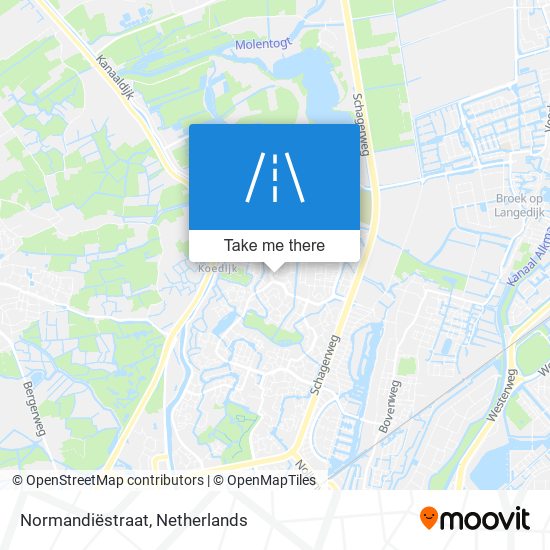 Normandiëstraat map