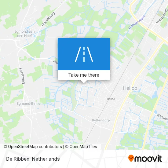 De Ribben map