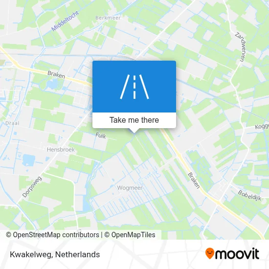 Kwakelweg map