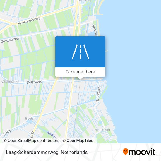 Laag-Schardammerweg map