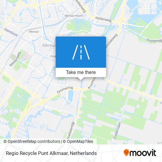 Regio Recycle Punt Alkmaar map