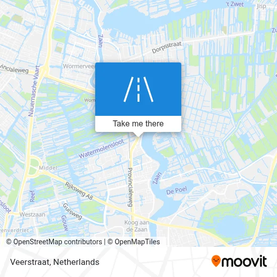 Veerstraat map