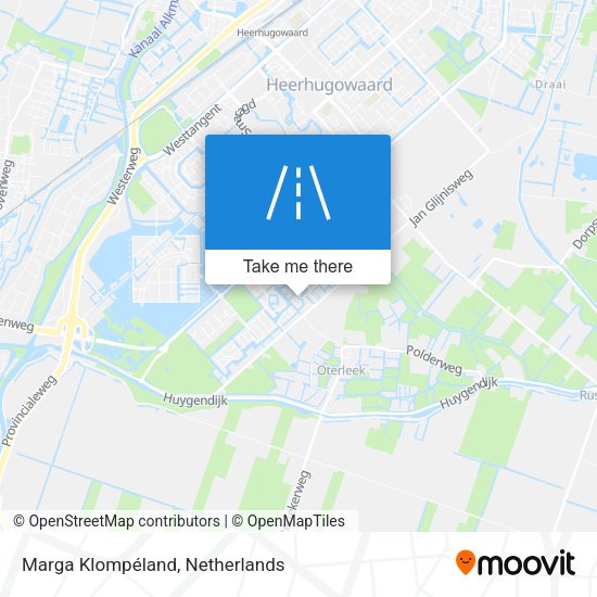 Marga Klompéland map