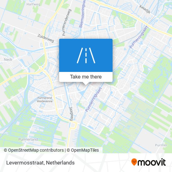 Levermosstraat map