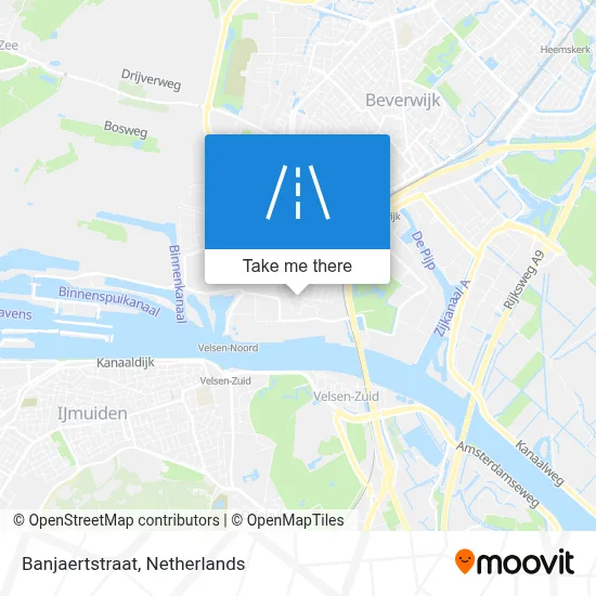 Banjaertstraat map