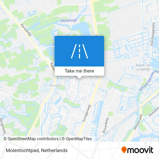 Molentochtpad map