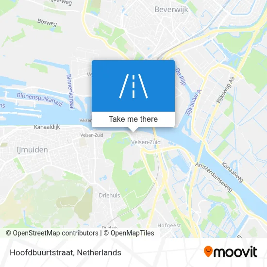 Hoofdbuurtstraat map