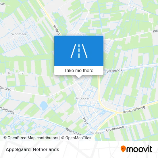 Appelgaard map