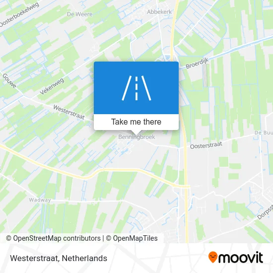 Westerstraat map