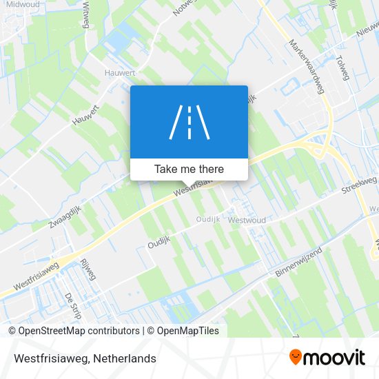 Westfrisiaweg map