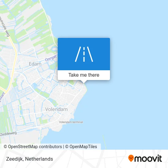 Zeedijk map