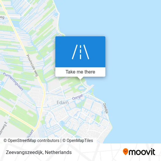 Zeevangszeedijk map