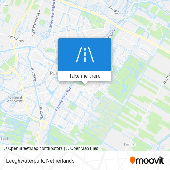 Leeghwaterpark map