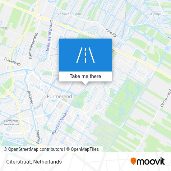 Citerstraat map