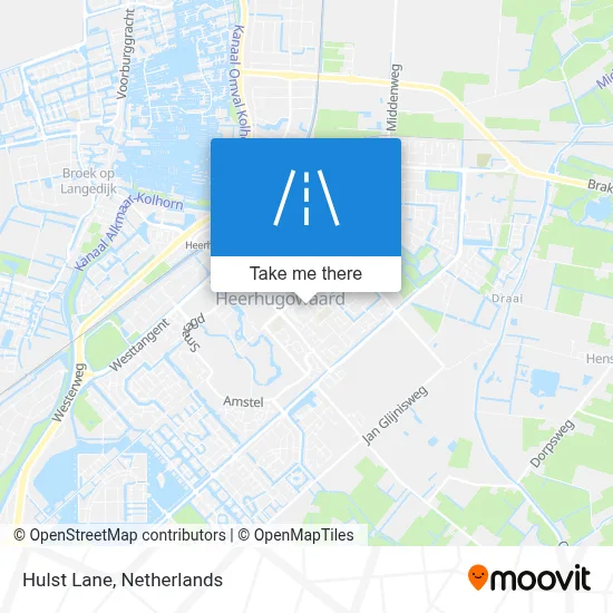 Hulstlaan map