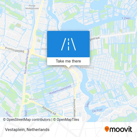 Vestaplein map