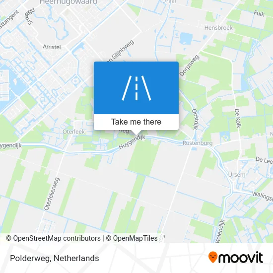 Polderweg map