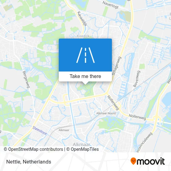 Brandnetel map