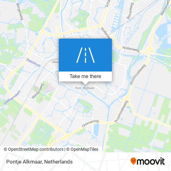 Pontje Alkmaar map