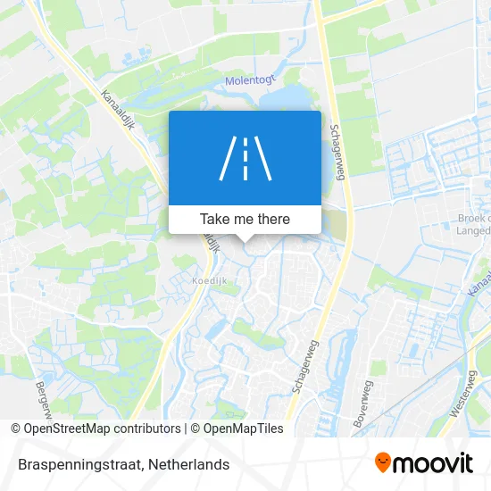 Braspenningstraat map