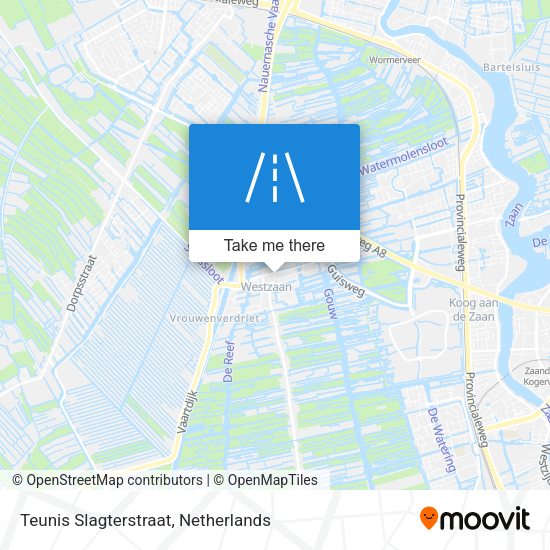 Teunis Slagterstraat map