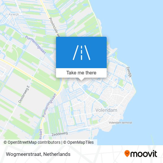 Wogmeerstraat Karte