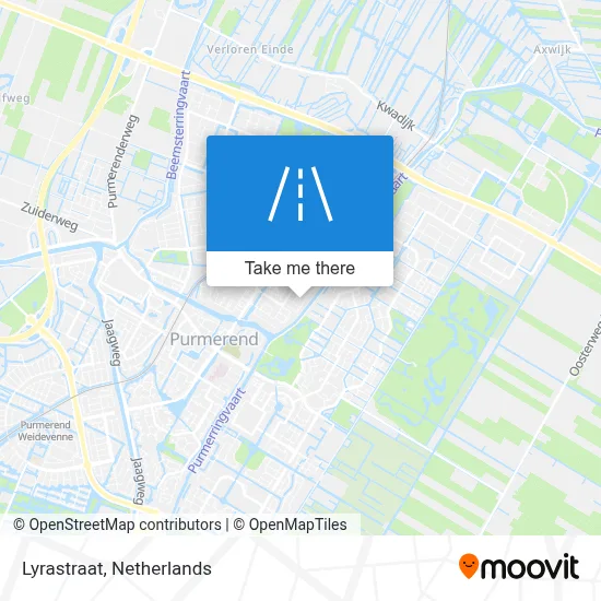 Lyrastraat map