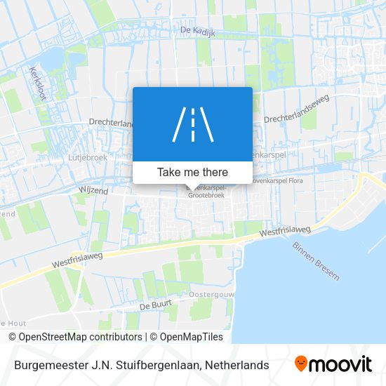 Burgemeester J.N. Stuifbergenlaan map